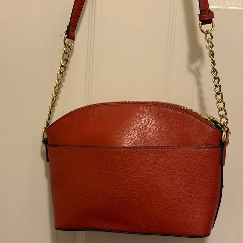 Anne Kline Elegant Red Crossbody Bag